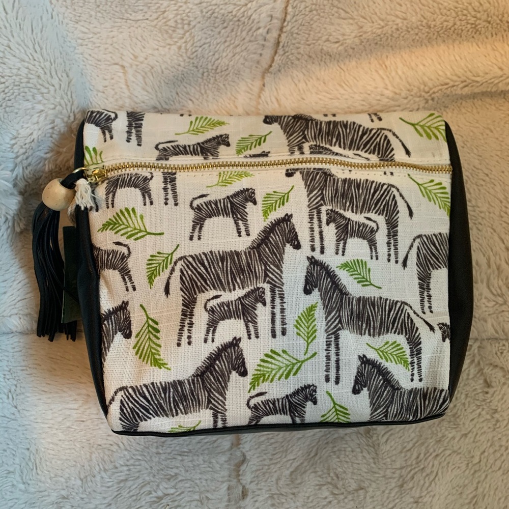 NWT Zebra pouch